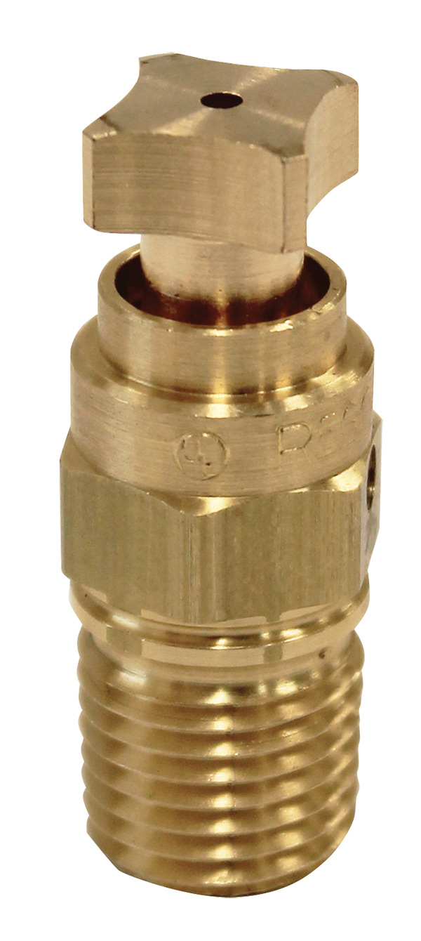 VENT VALVE, 1/4", KNURLED