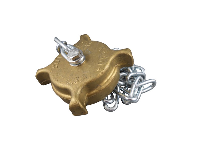 CAP&CHAIN W/HOOK 3-1/4AC (BRASS)