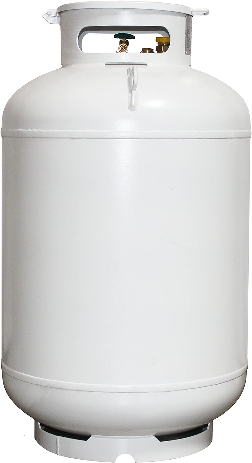 FLAME KING 420-LB DOT CYLINDER, WHITE