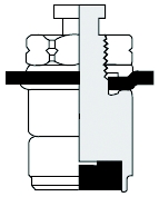 Diaphragm bonnet & stem assembly