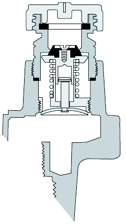 Body; Gaskets; Seat disc & stem assy; Spring; Washer.