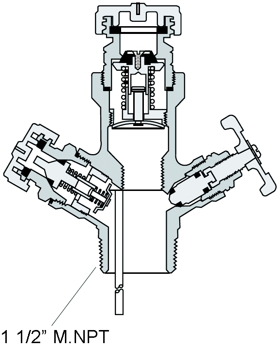 Filler Kit- Seat disc & stem assembly, spring, washer