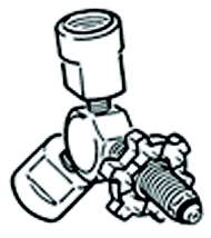 Propane "Y" Female Adapter with Handwheel