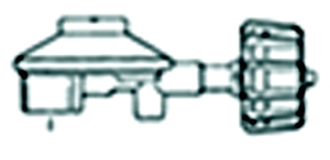 90 Degree Low Pressure Regulator w/Acme