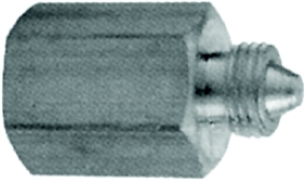 Orifice Fitting 1/4" Compression Connection to 5/16" x 32 Thread