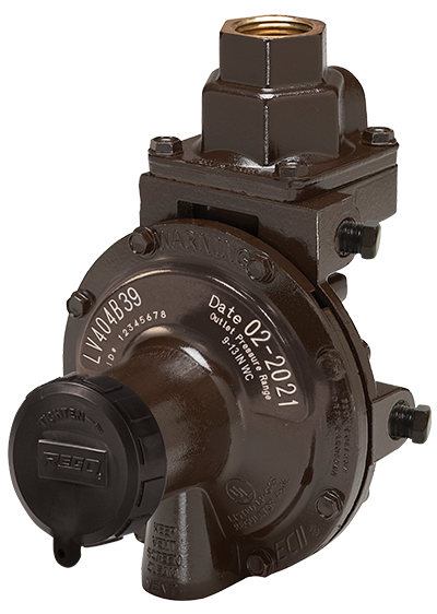 COMPACT 2-STAGE REGULATOR F.POL X 1/2"FNPT