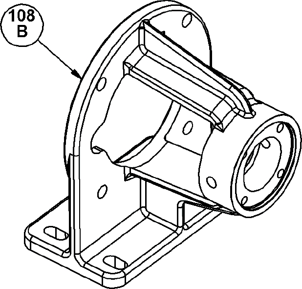 Bracket (C-faced footed) – LGF1(P)D