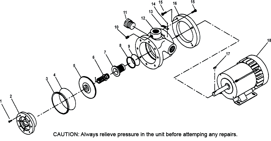 Motor 2 hp model 13