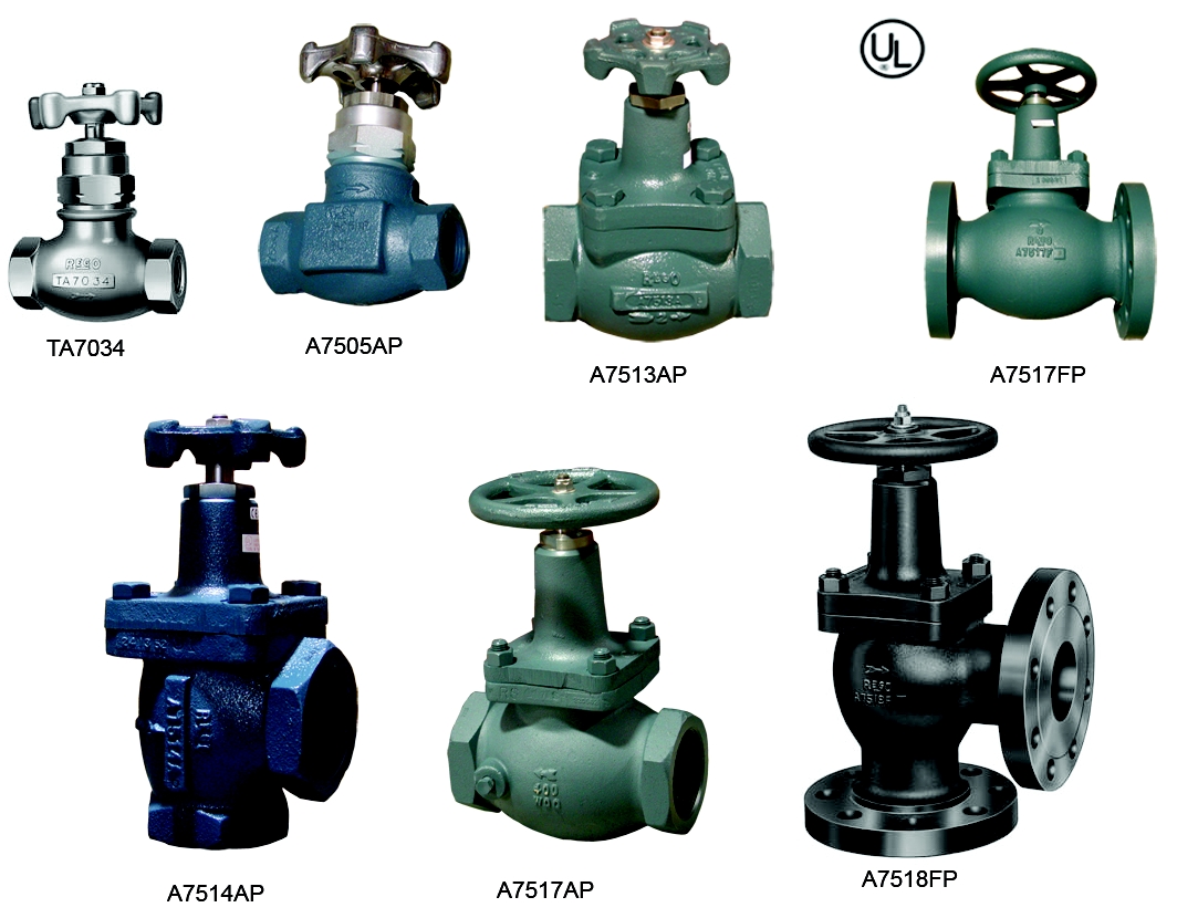 GLOBE VALVE TEFLON SEAT  1"