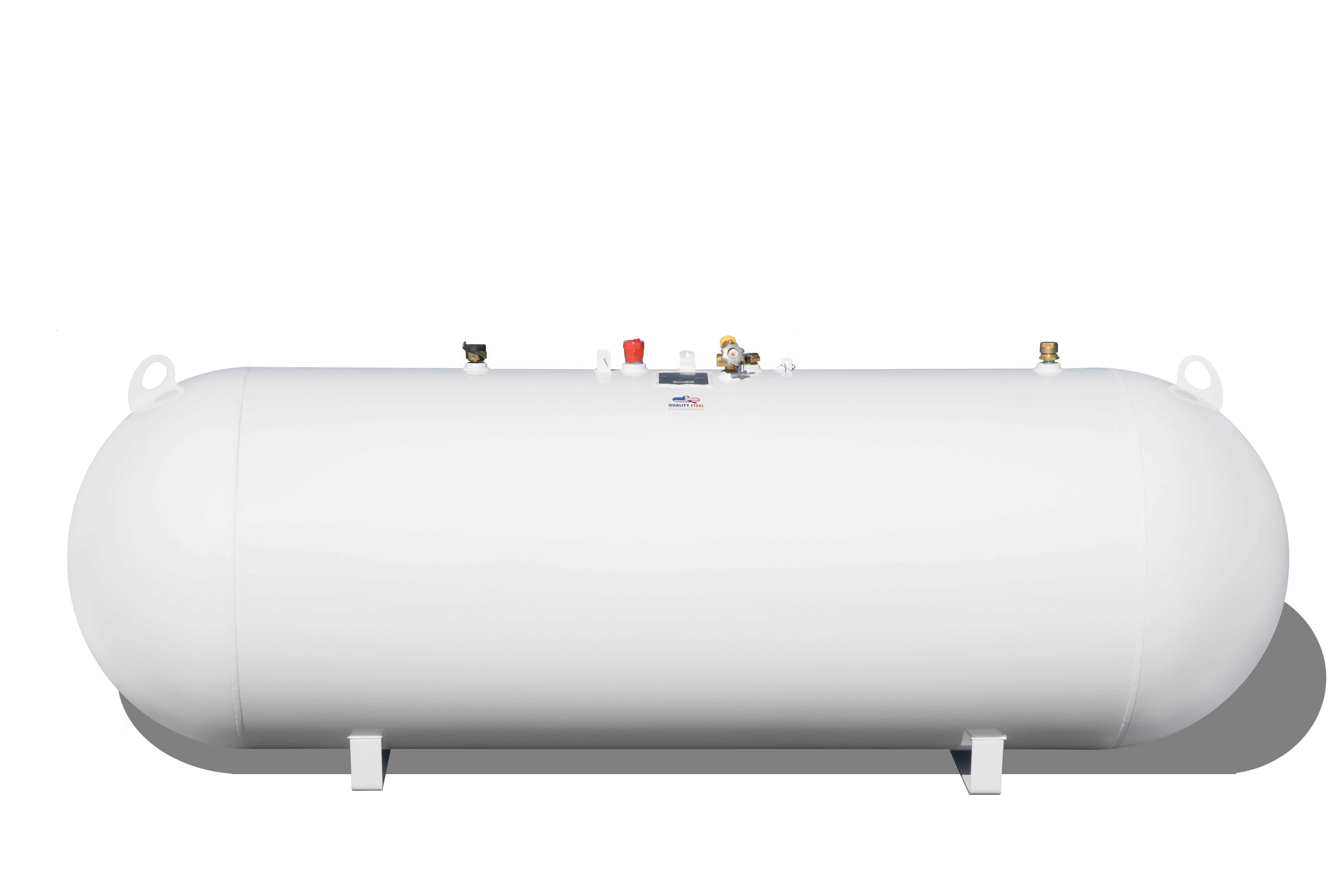 Quality Steel 250 Gallon Above Ground Tank- White