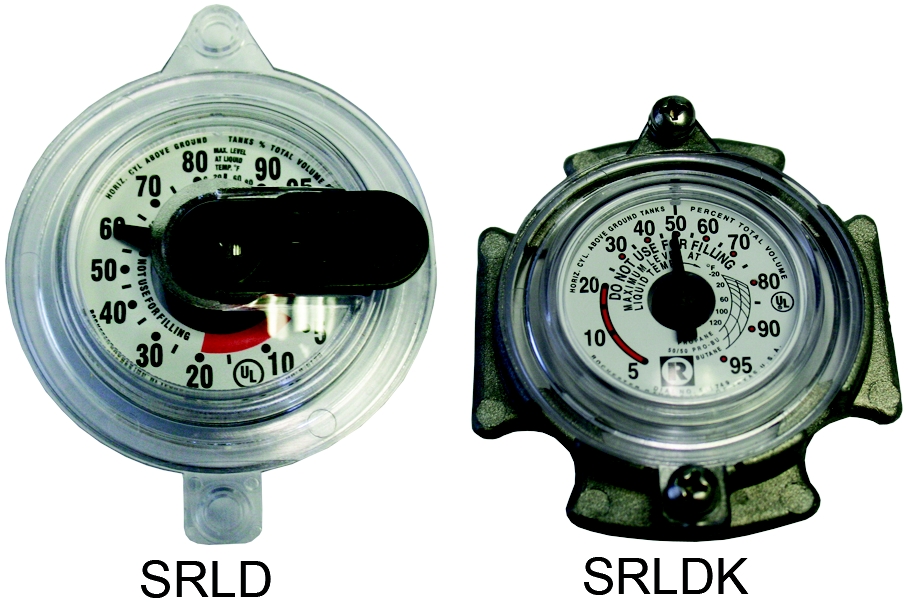 Senior LP Dial, 10-80%, for DOT Vertical Tanks