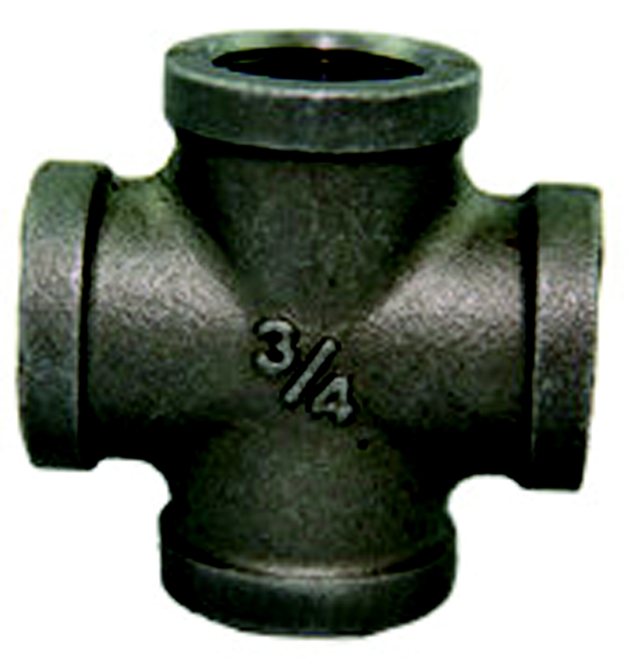 1-1/4" STD BLK Cross