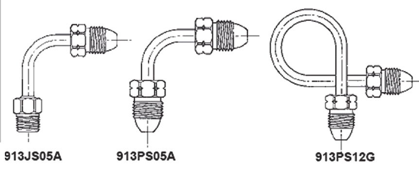 913PS12 BENT TO 270 DEGREE LOOP(RIGHT)