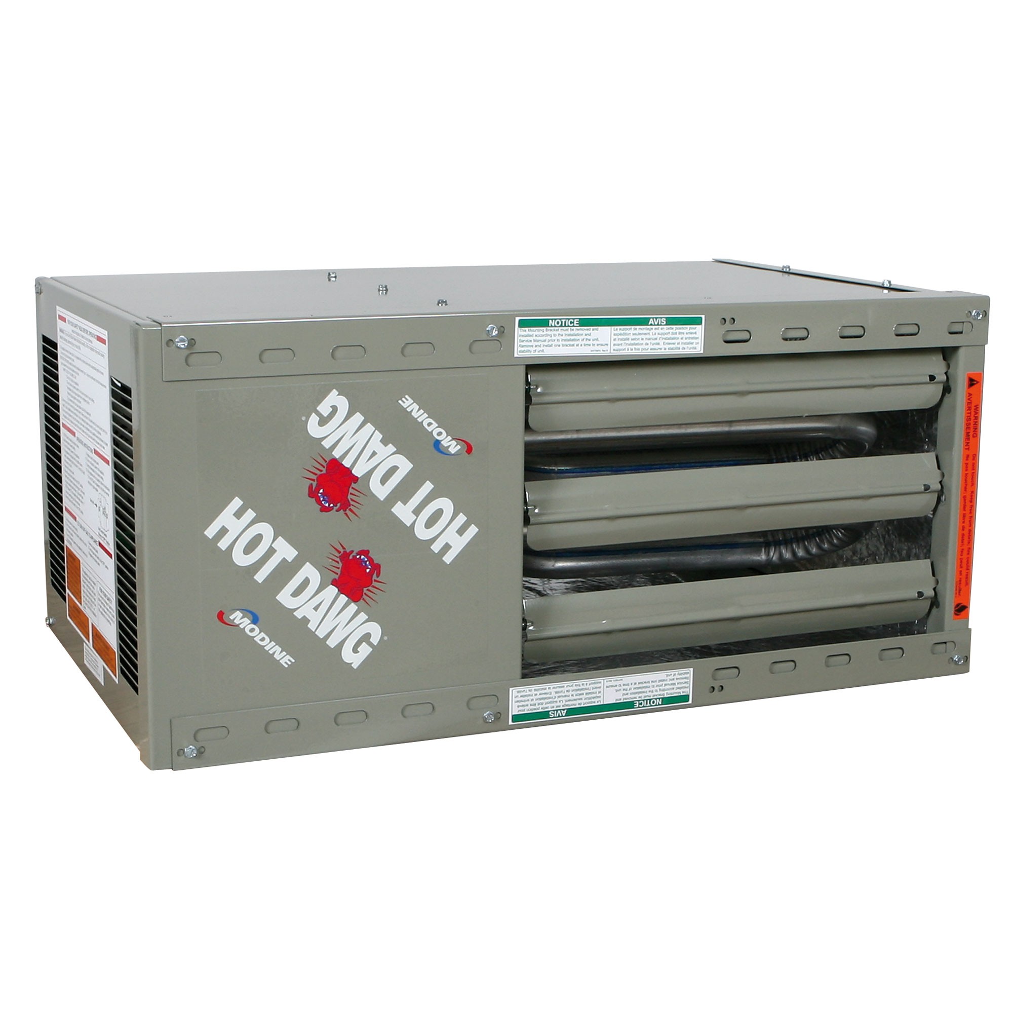 75,000 BTU MODINE "HOT DAWG" POWER VENT NAT HTR.